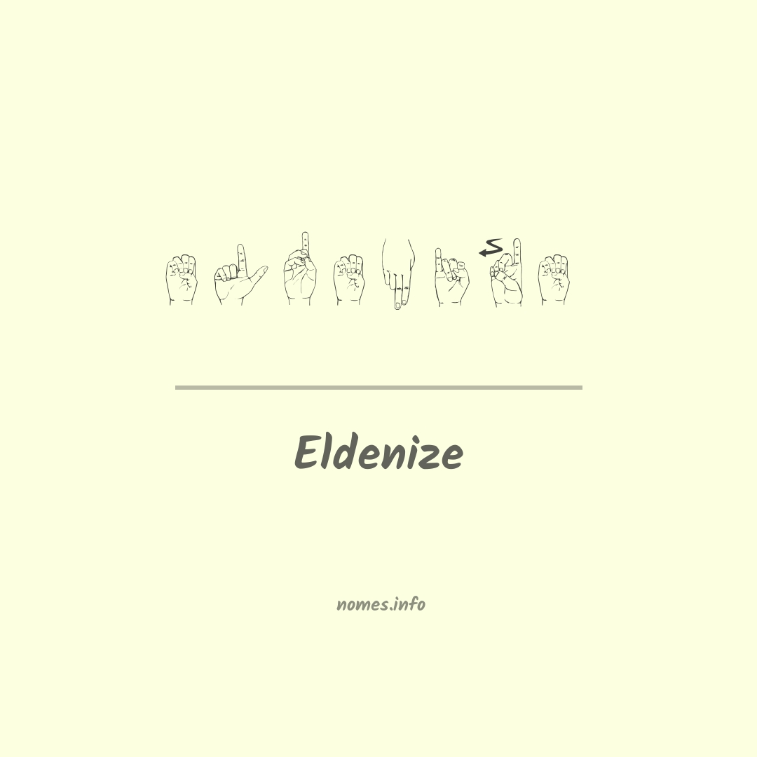 Eldenize em Libras
