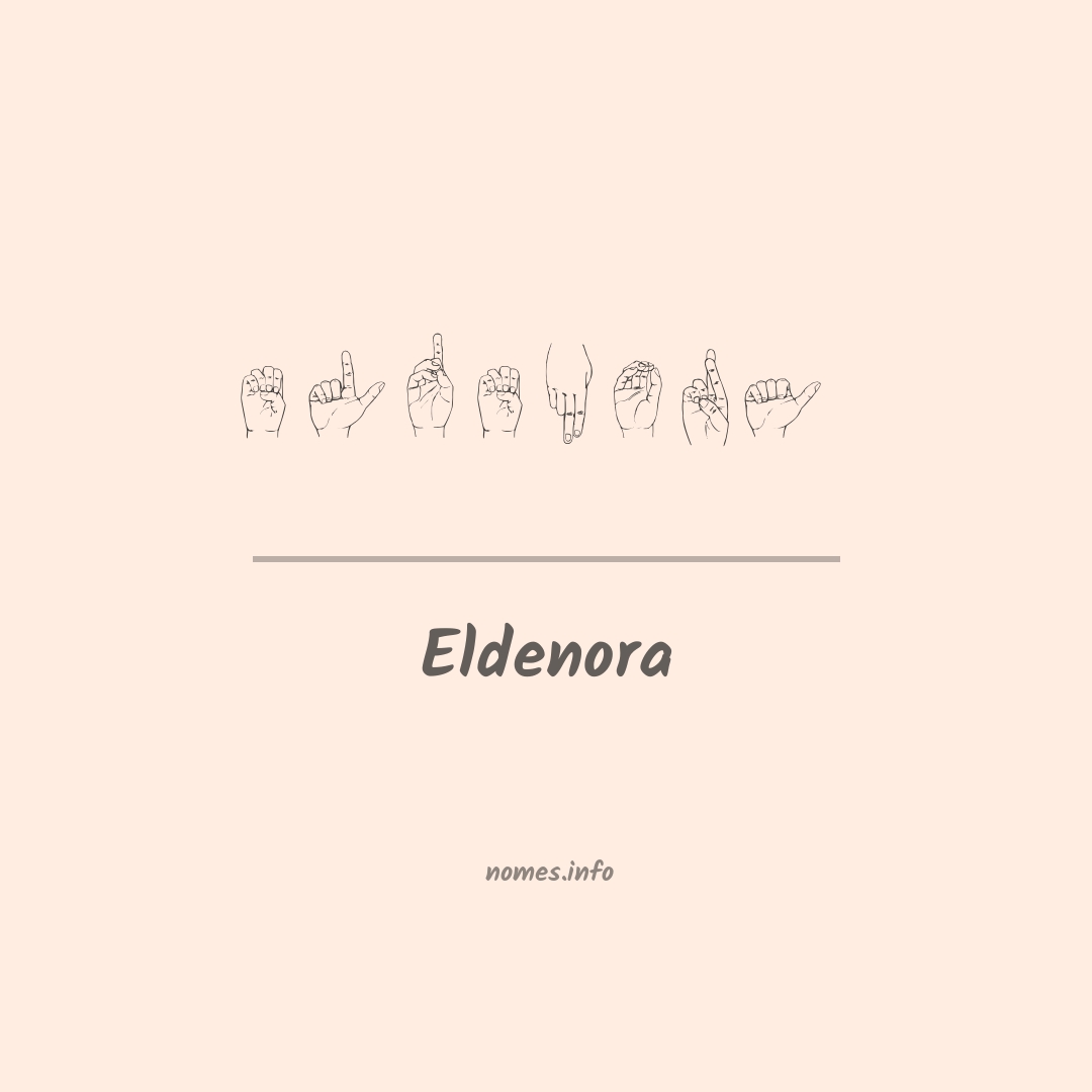 Eldenora em Libras