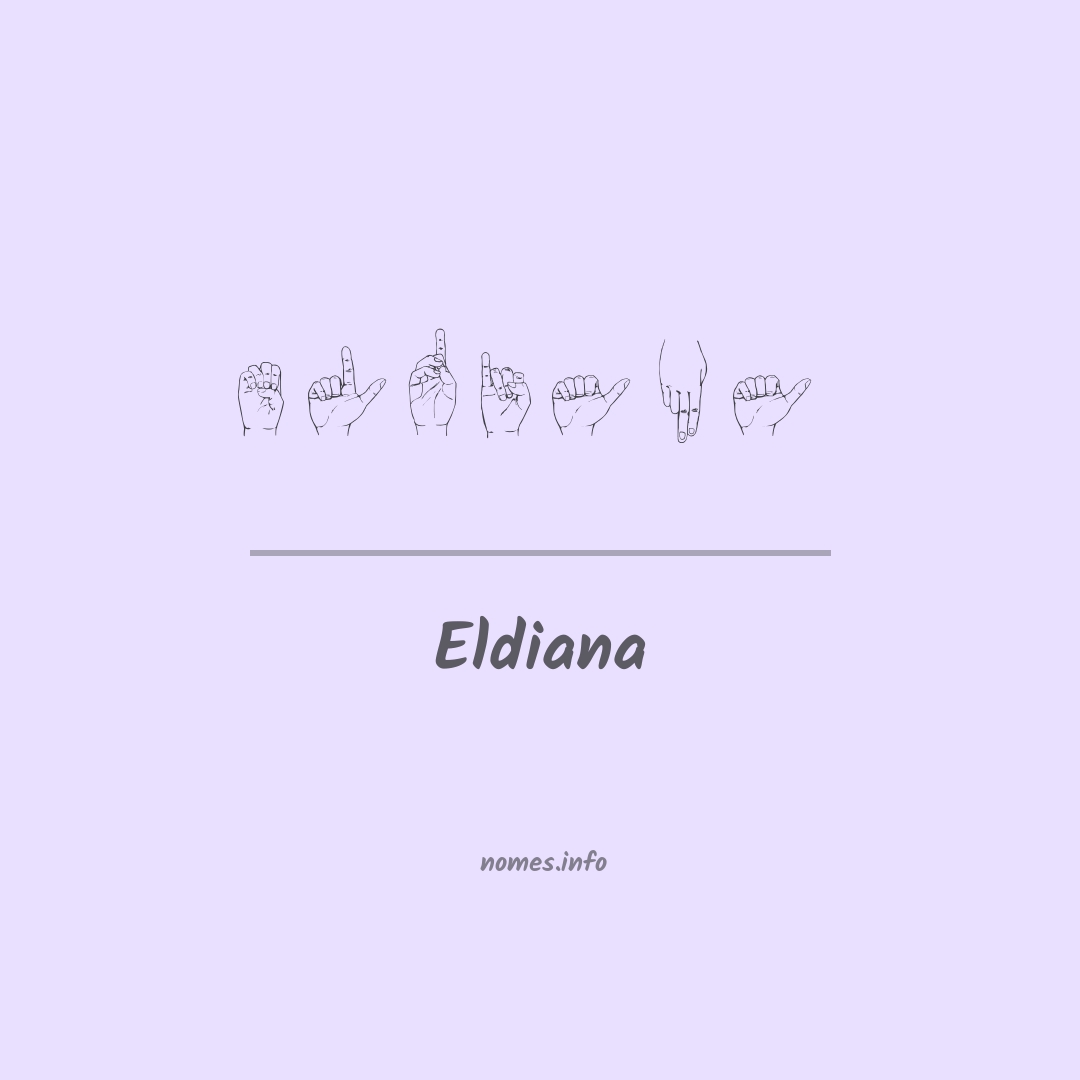 Eldiana em Libras