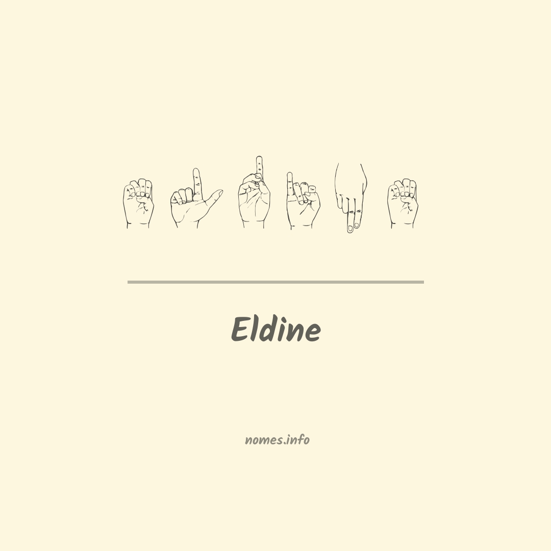 Eldine em Libras