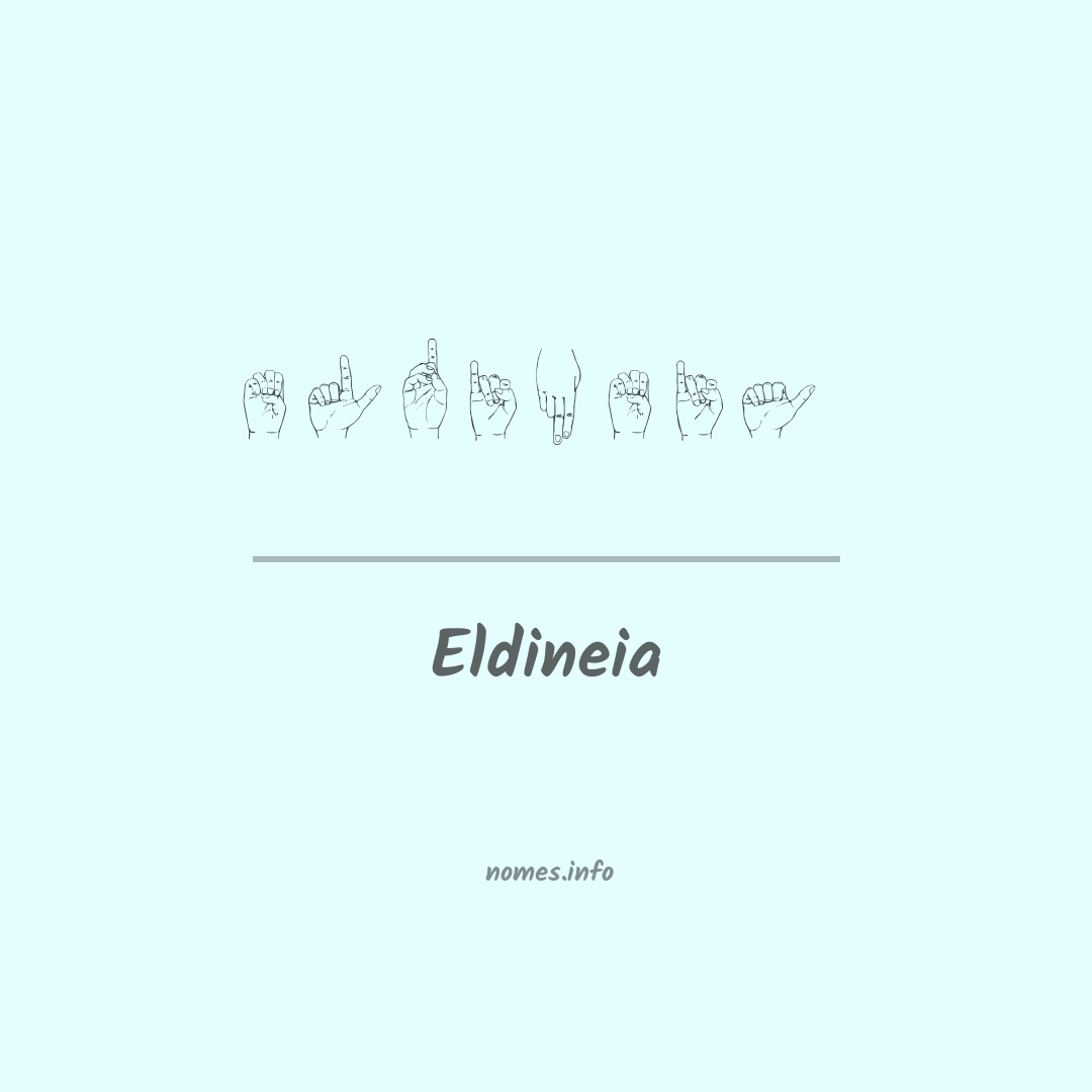 Eldineia em Libras