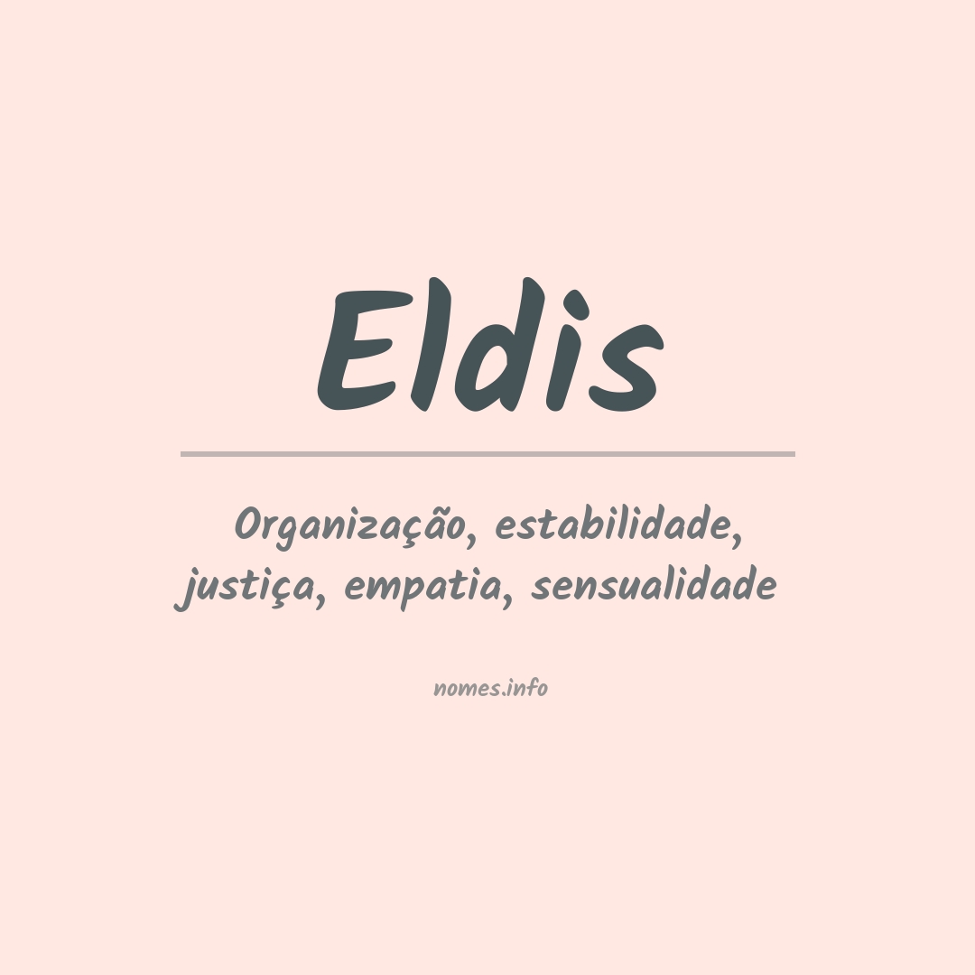 Significado do nome Eldis