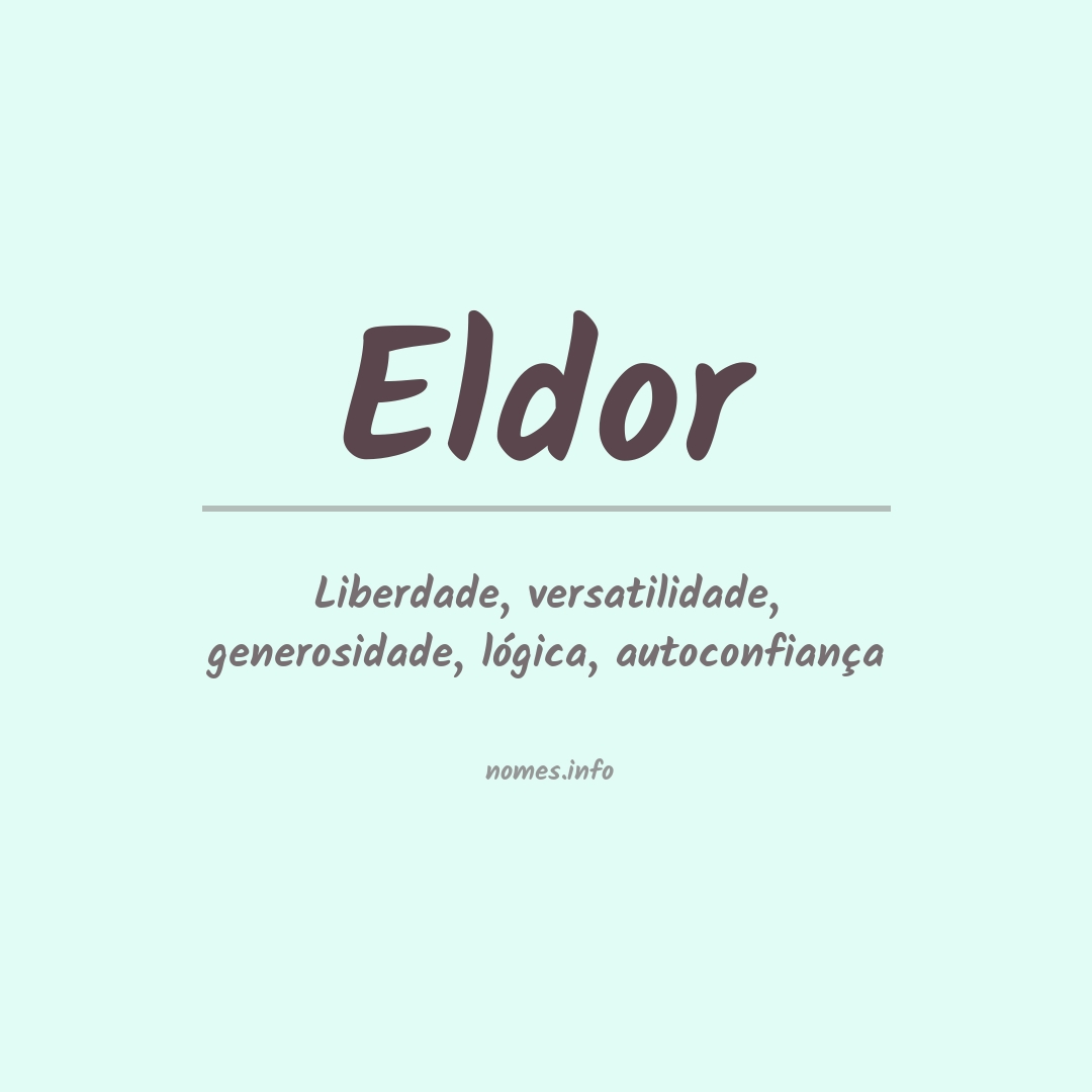 Significado do nome Eldor