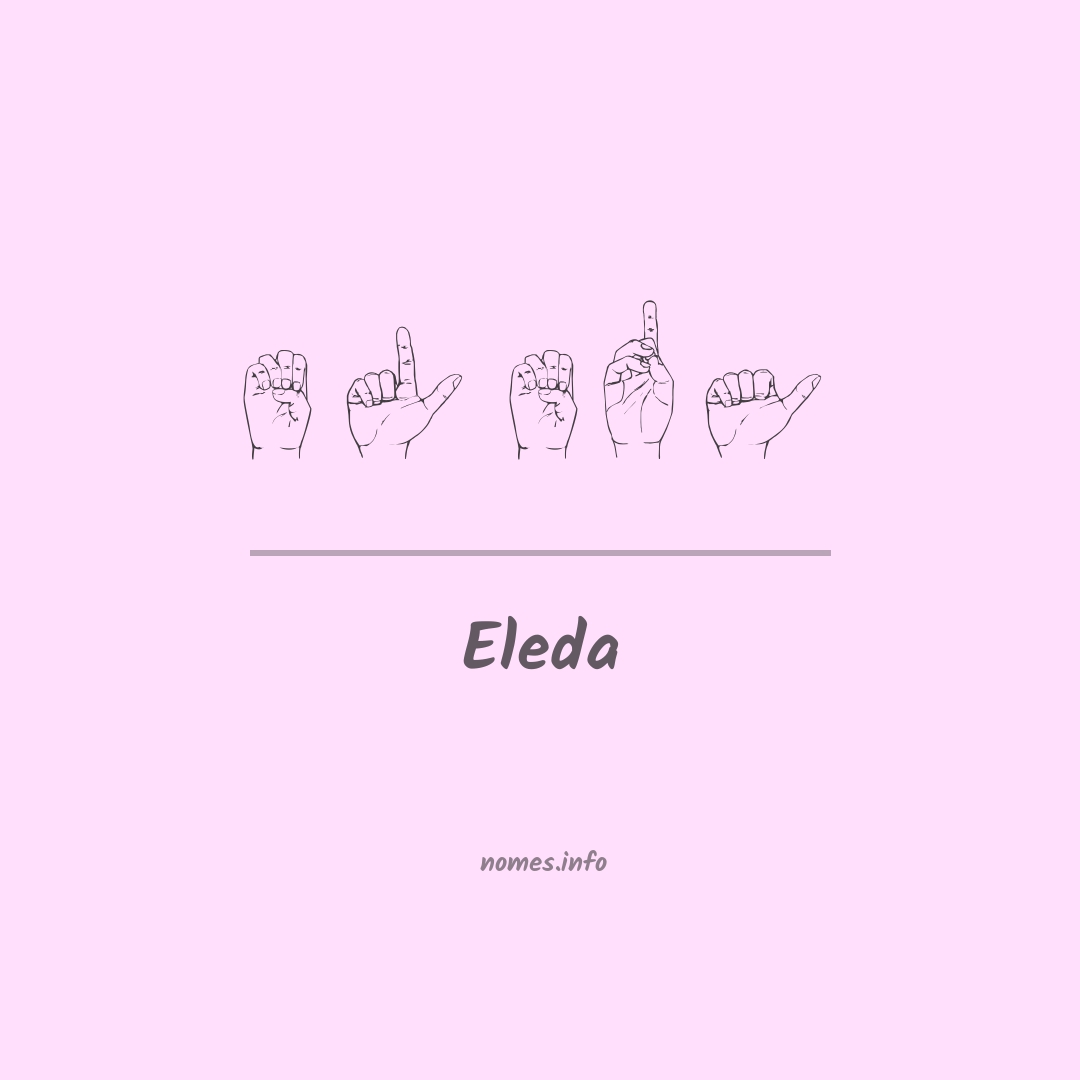 Eleda em Libras