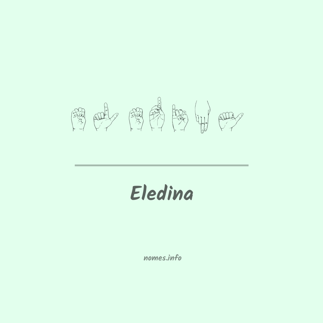 Eledina em Libras