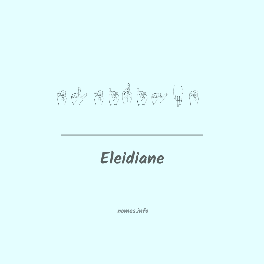Eleidiane em Libras
