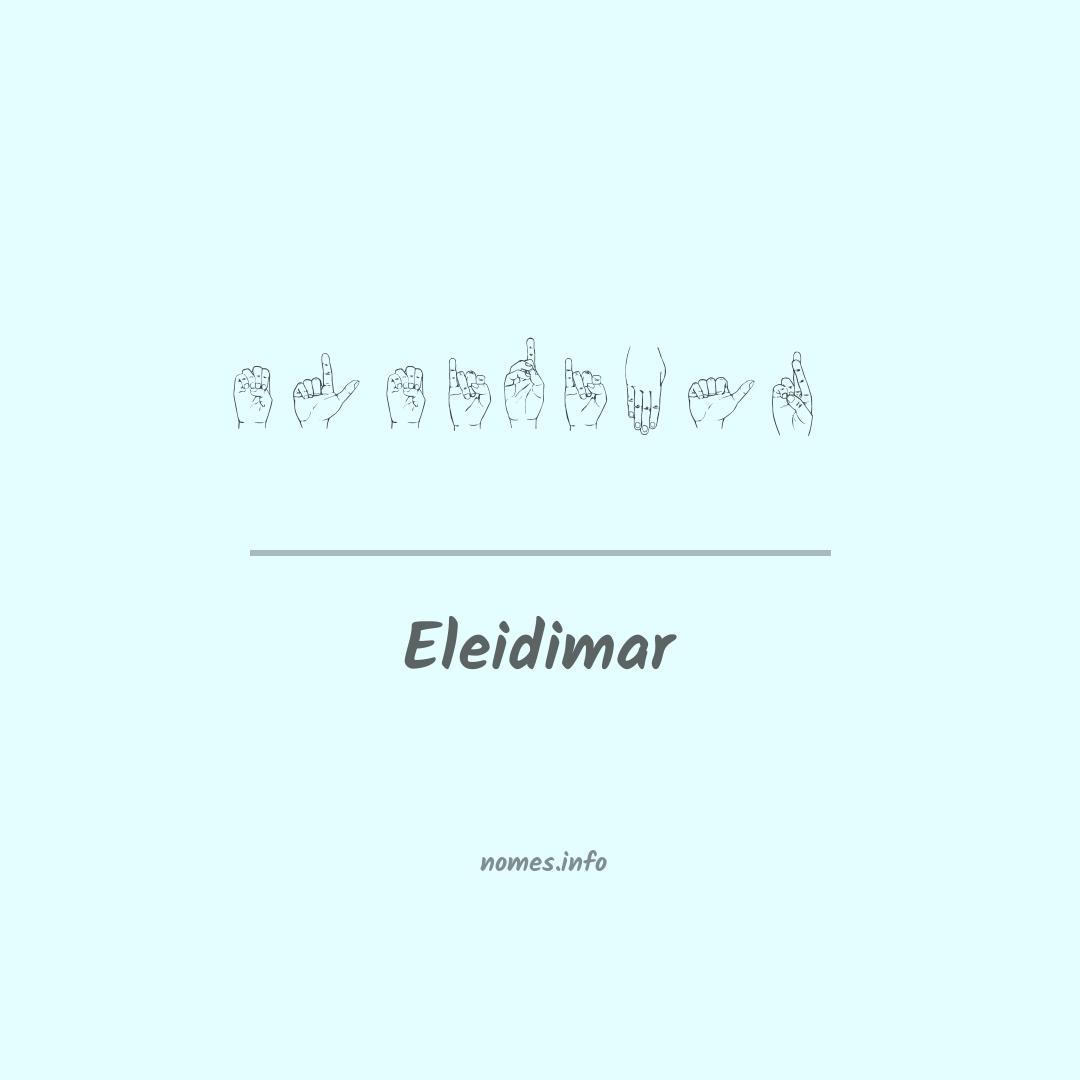 Eleidimar em Libras