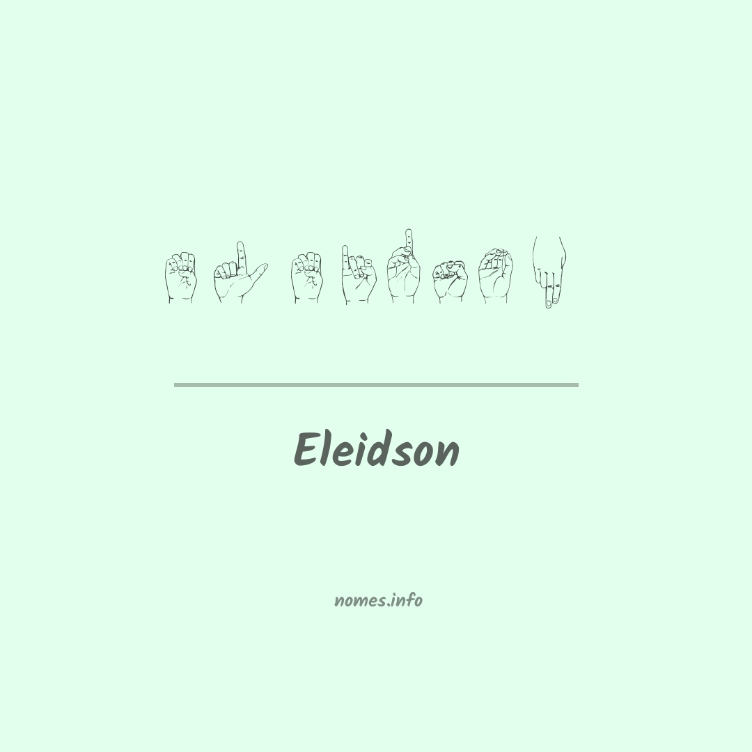 Eleidson em Libras