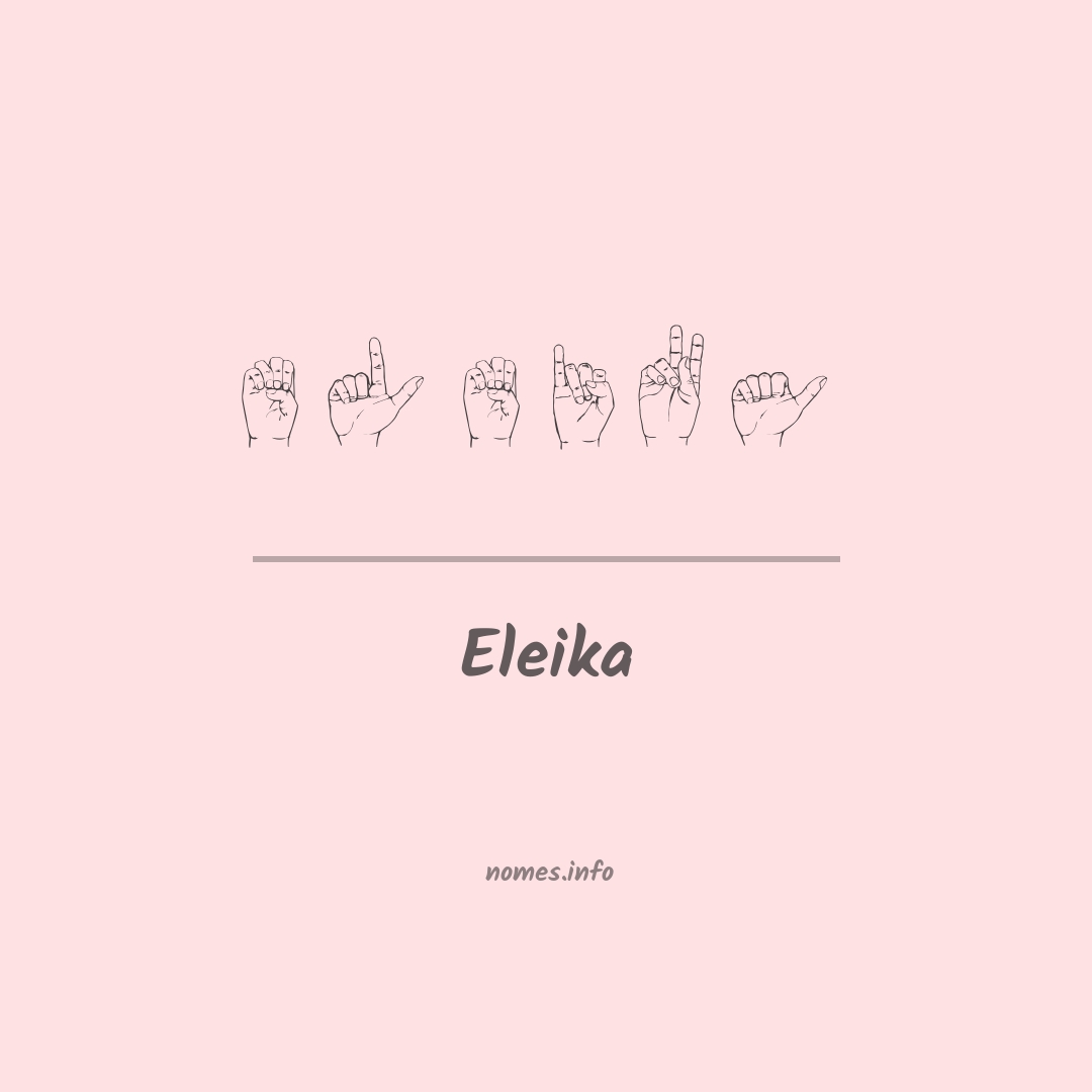 Eleika em Libras