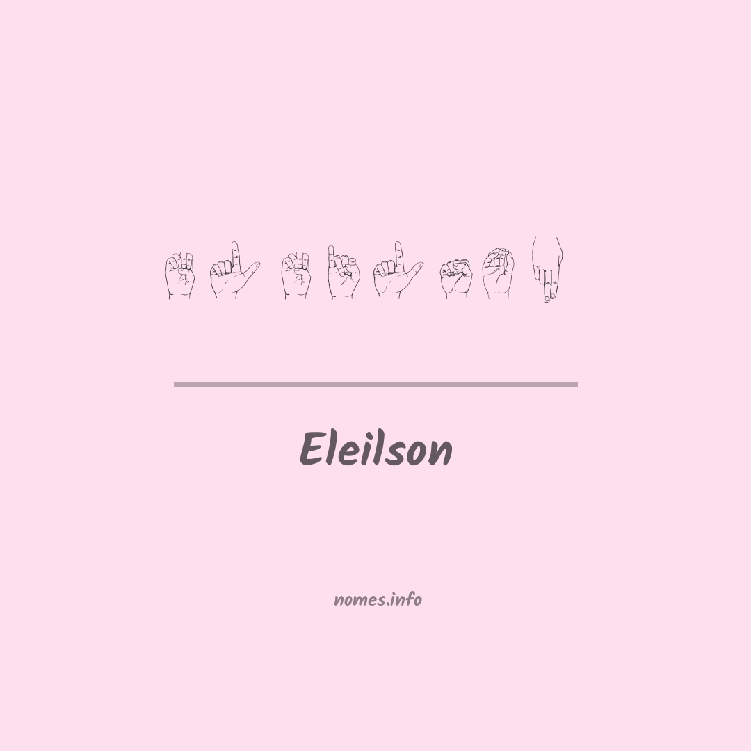 Eleilson em Libras