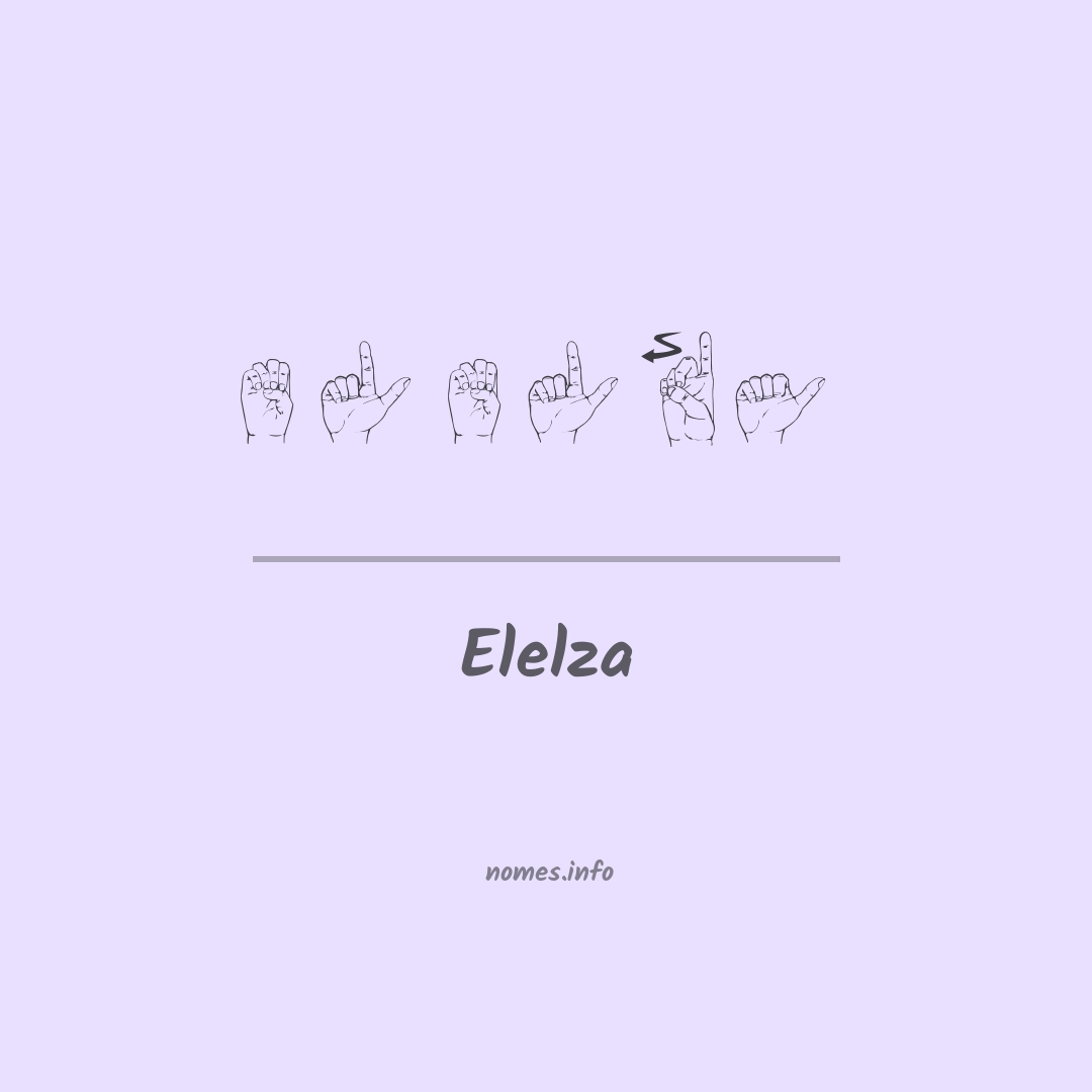 Elelza em Libras