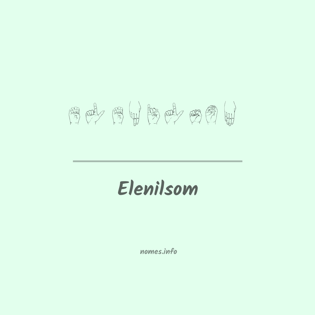 Elenilsom em Libras