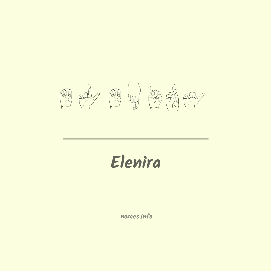 Elenira em Libras