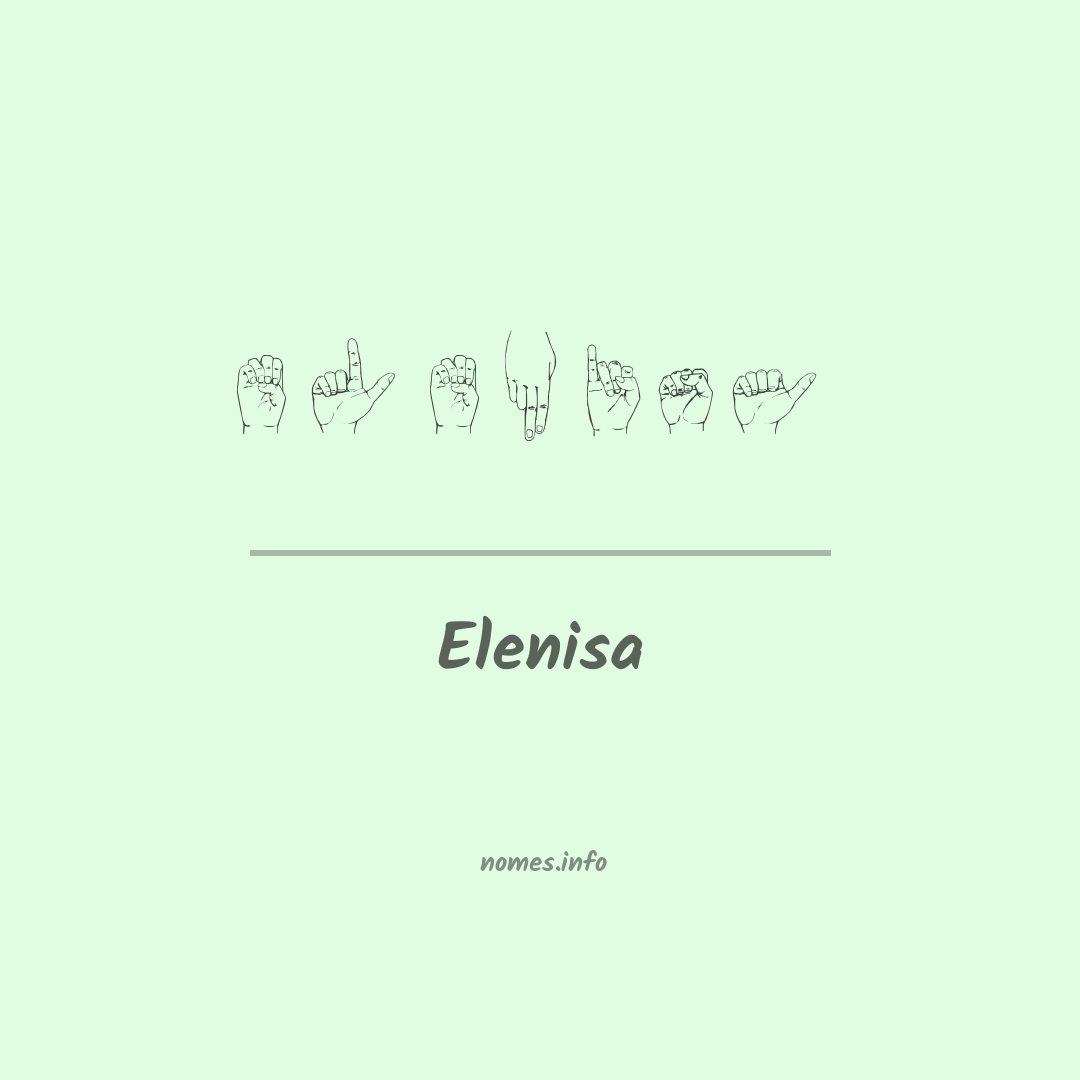 Elenisa em Libras