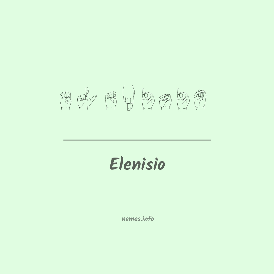 Elenisio em Libras