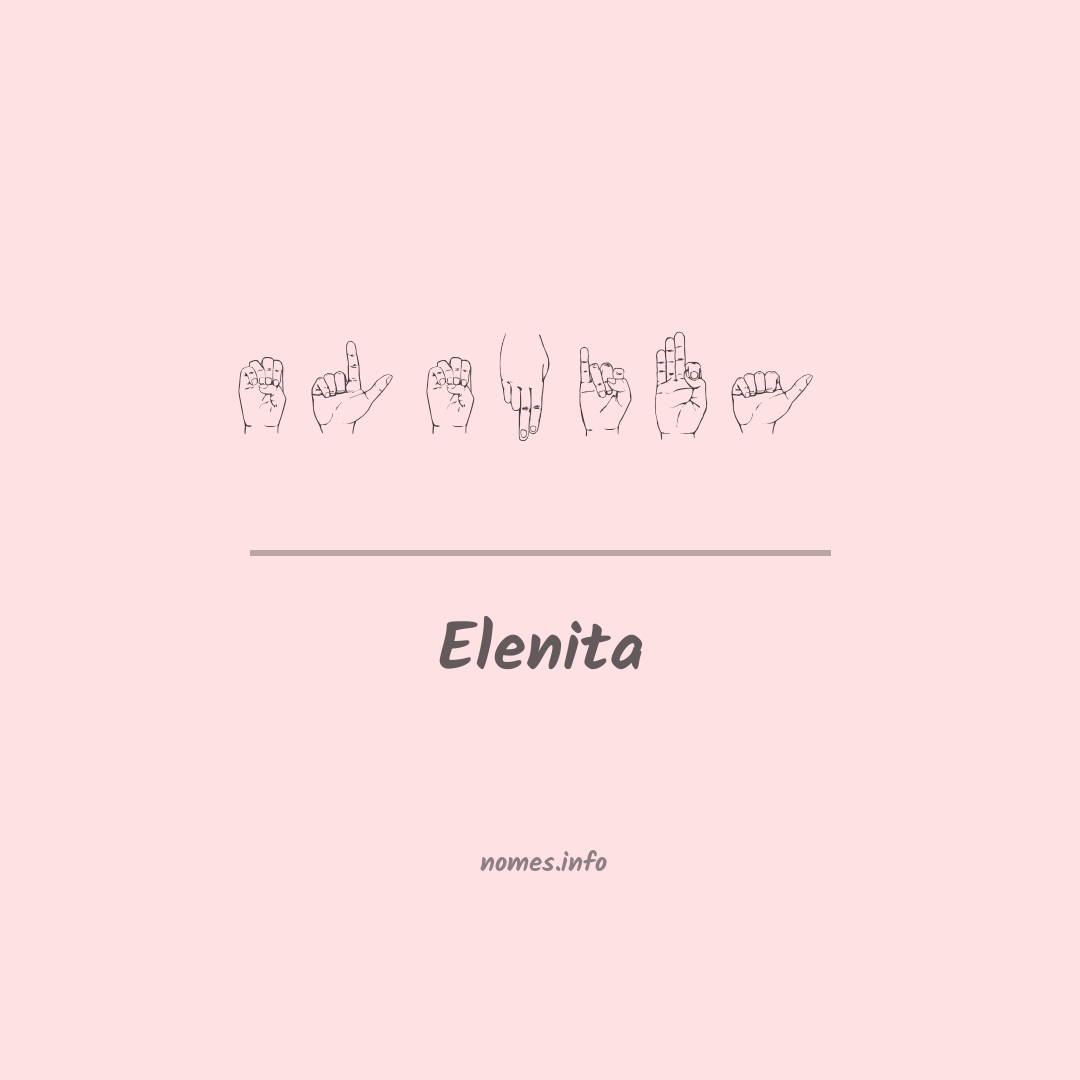 Elenita em Libras