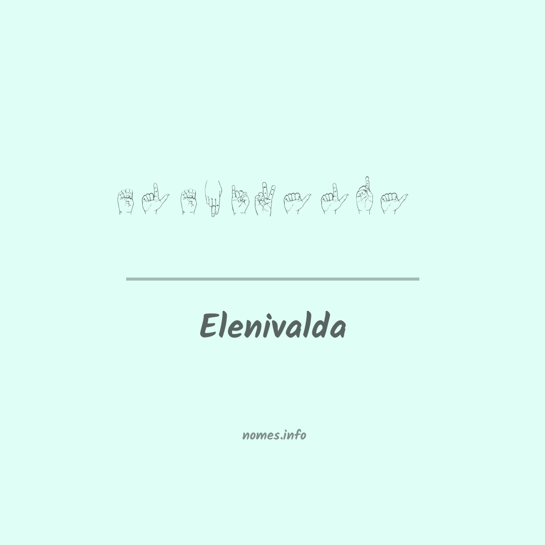 Elenivalda em Libras