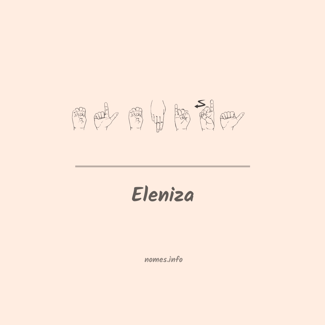 Eleniza em Libras