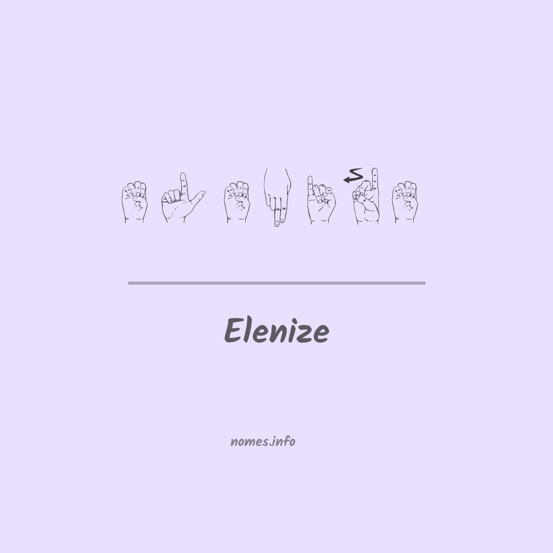 Elenize em Libras