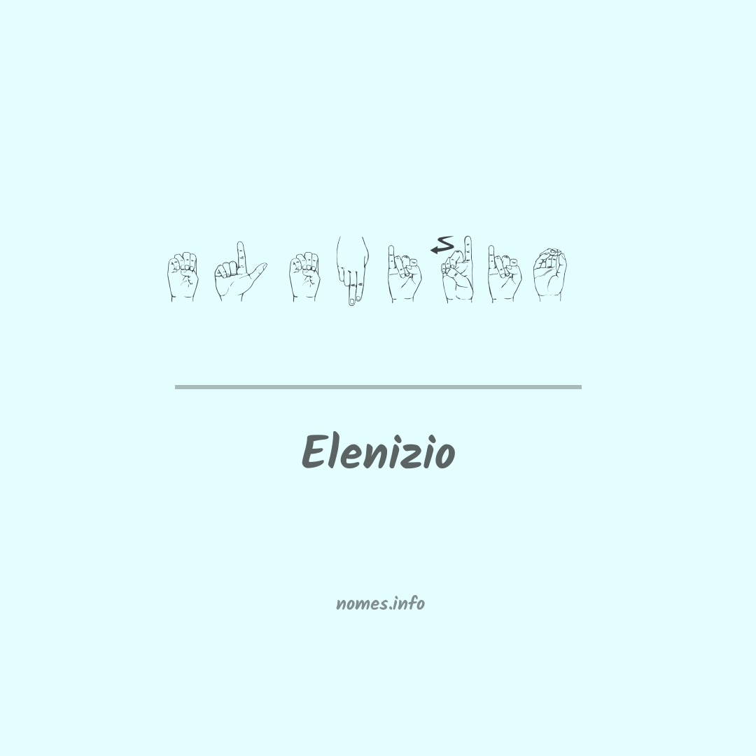Elenizio em Libras
