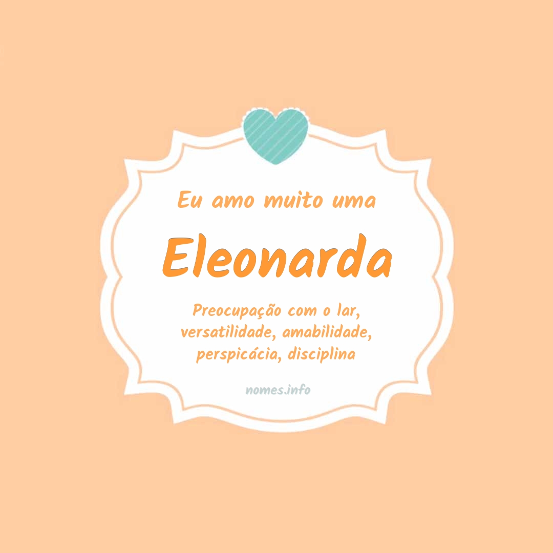 Eu amo muito Eleonarda