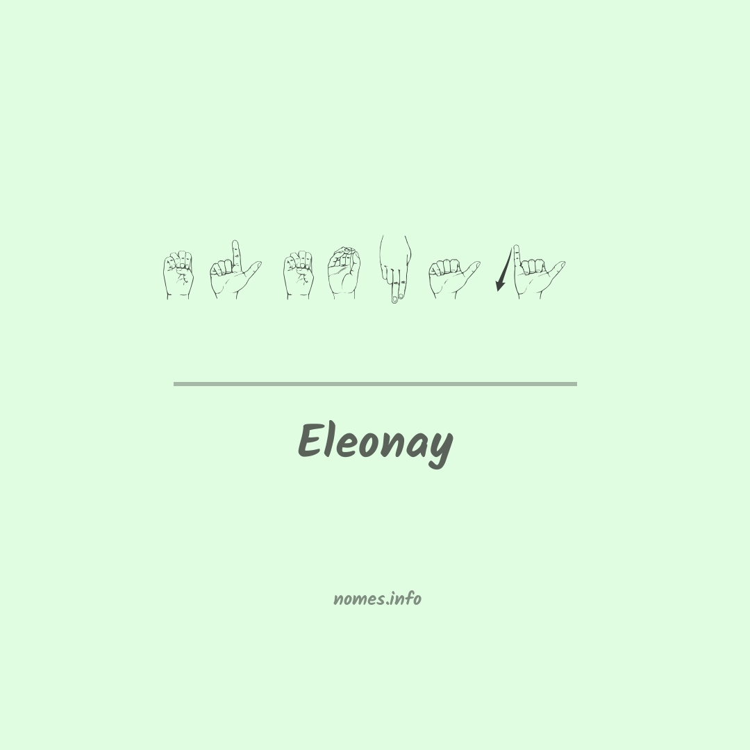 Eleonay em Libras