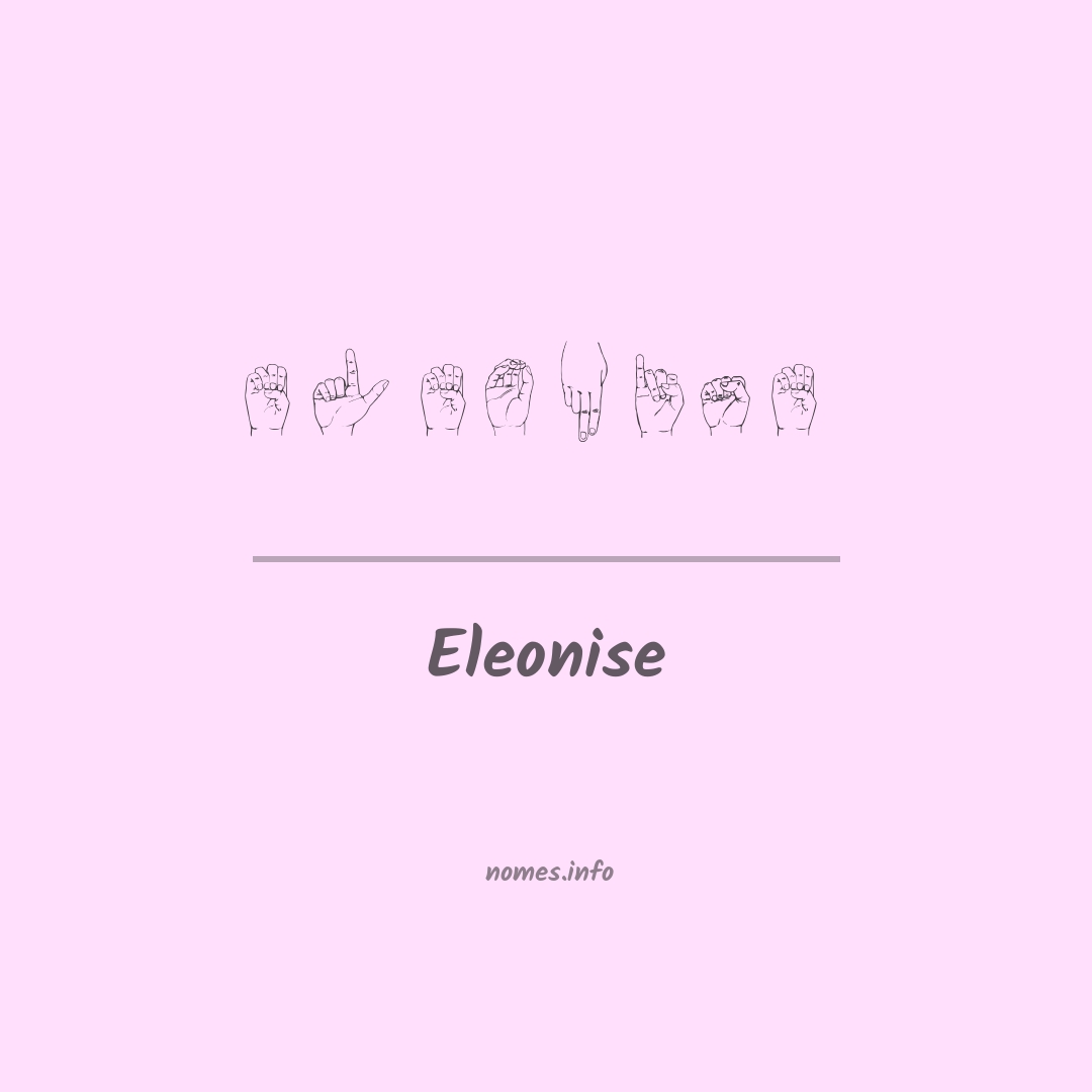 Eleonise em Libras