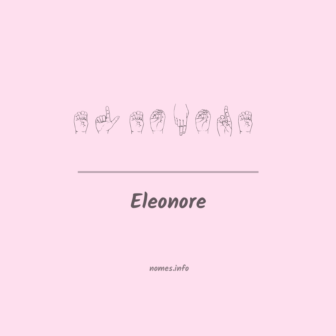 Eleonore em Libras
