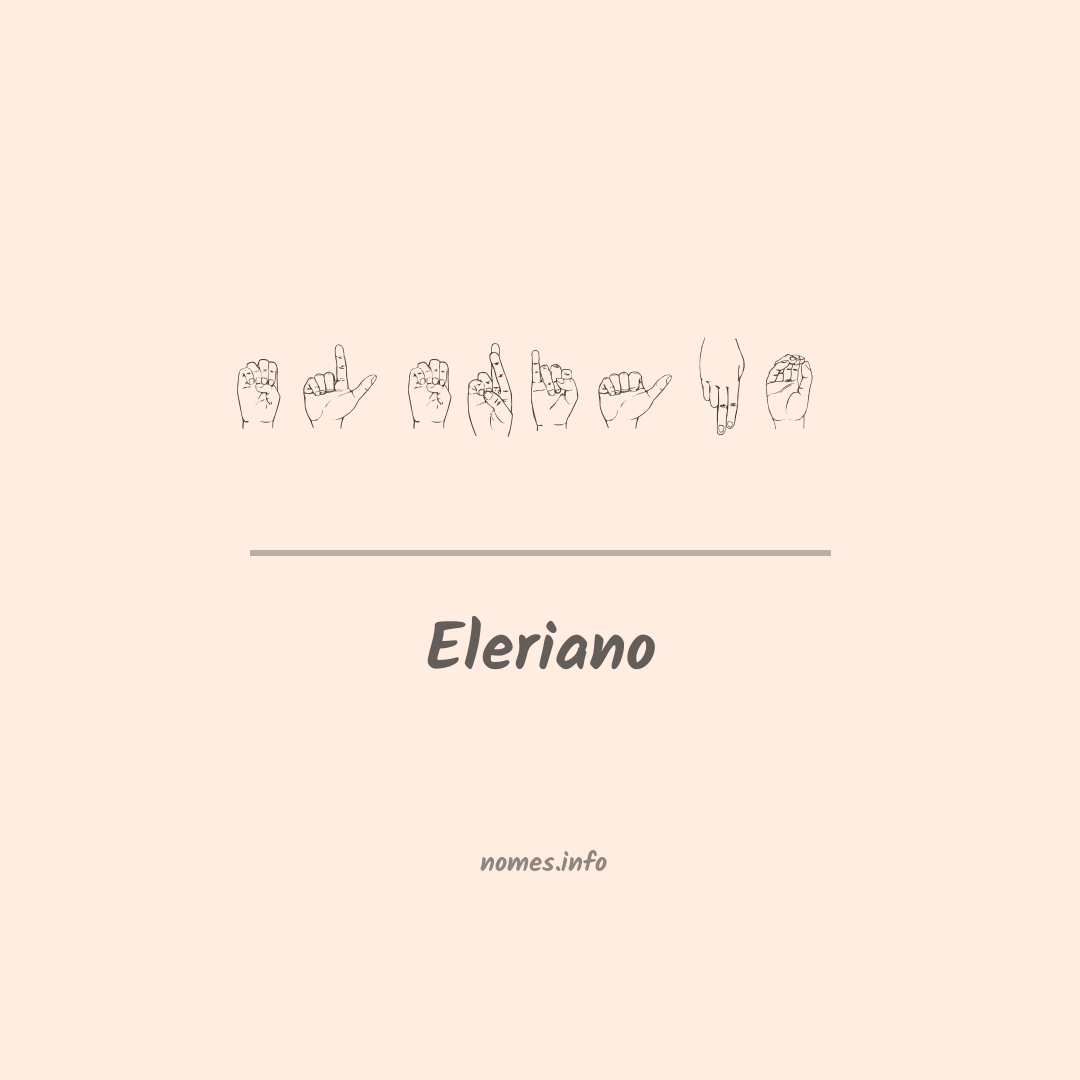 Eleriano em Libras