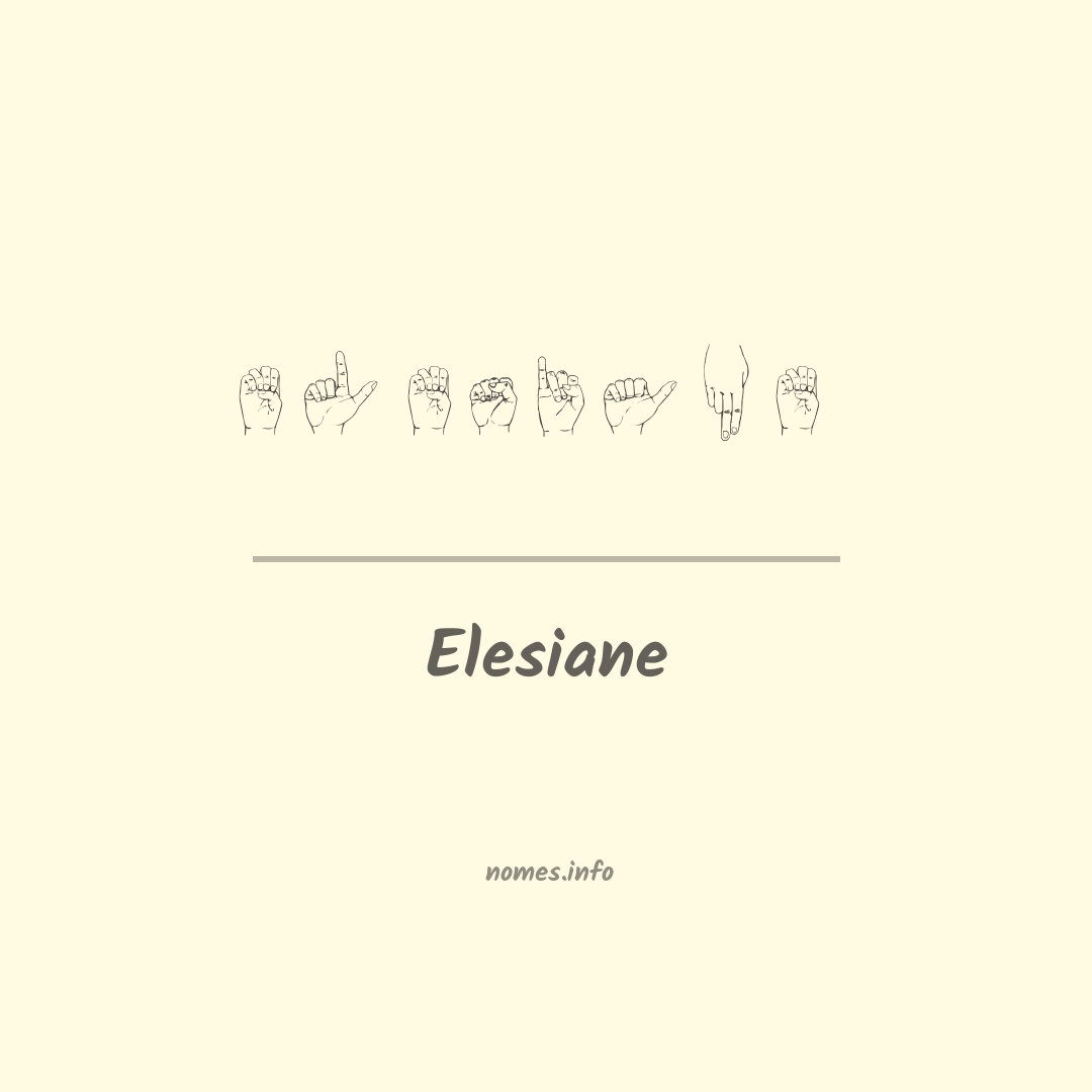 Elesiane em Libras