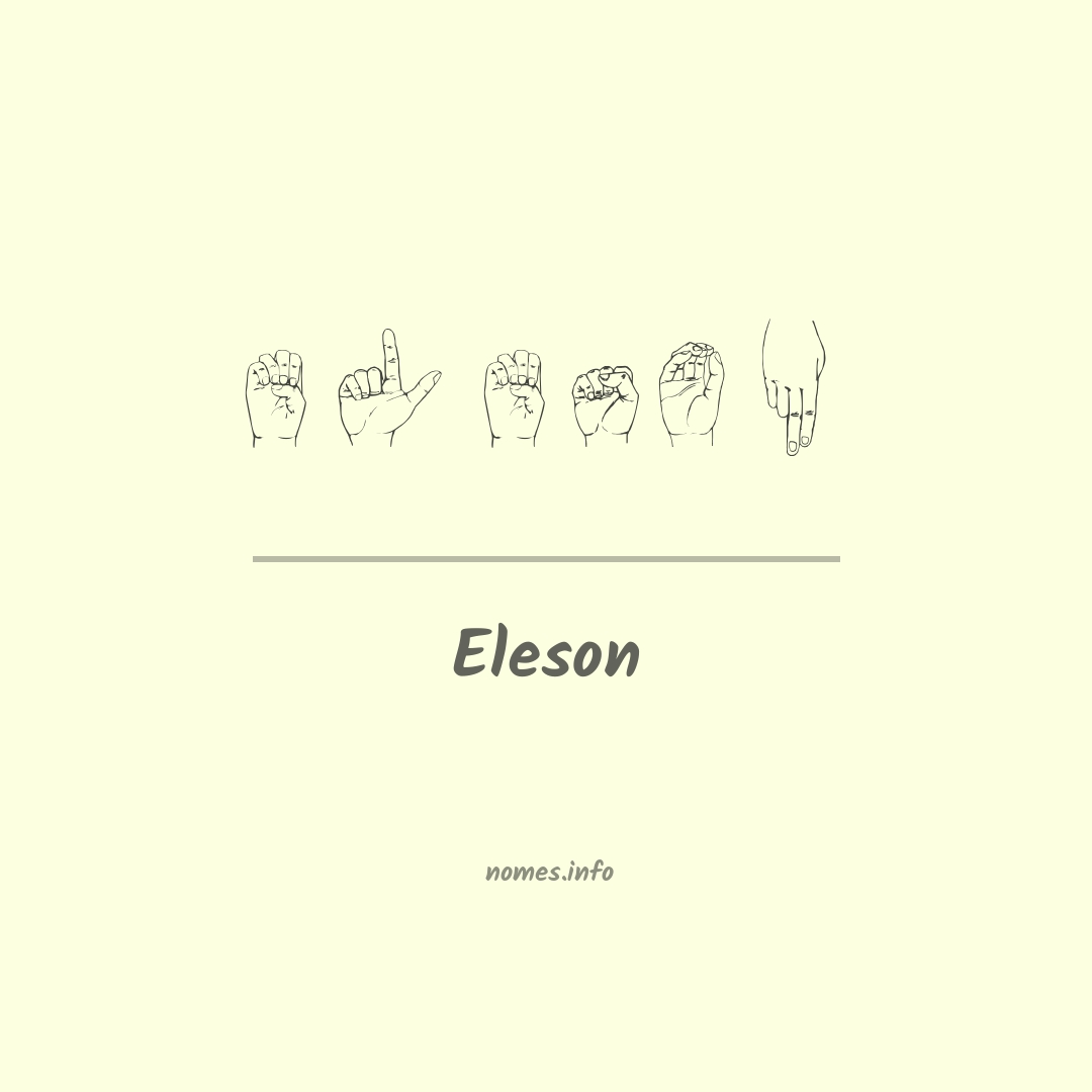 Eleson em Libras