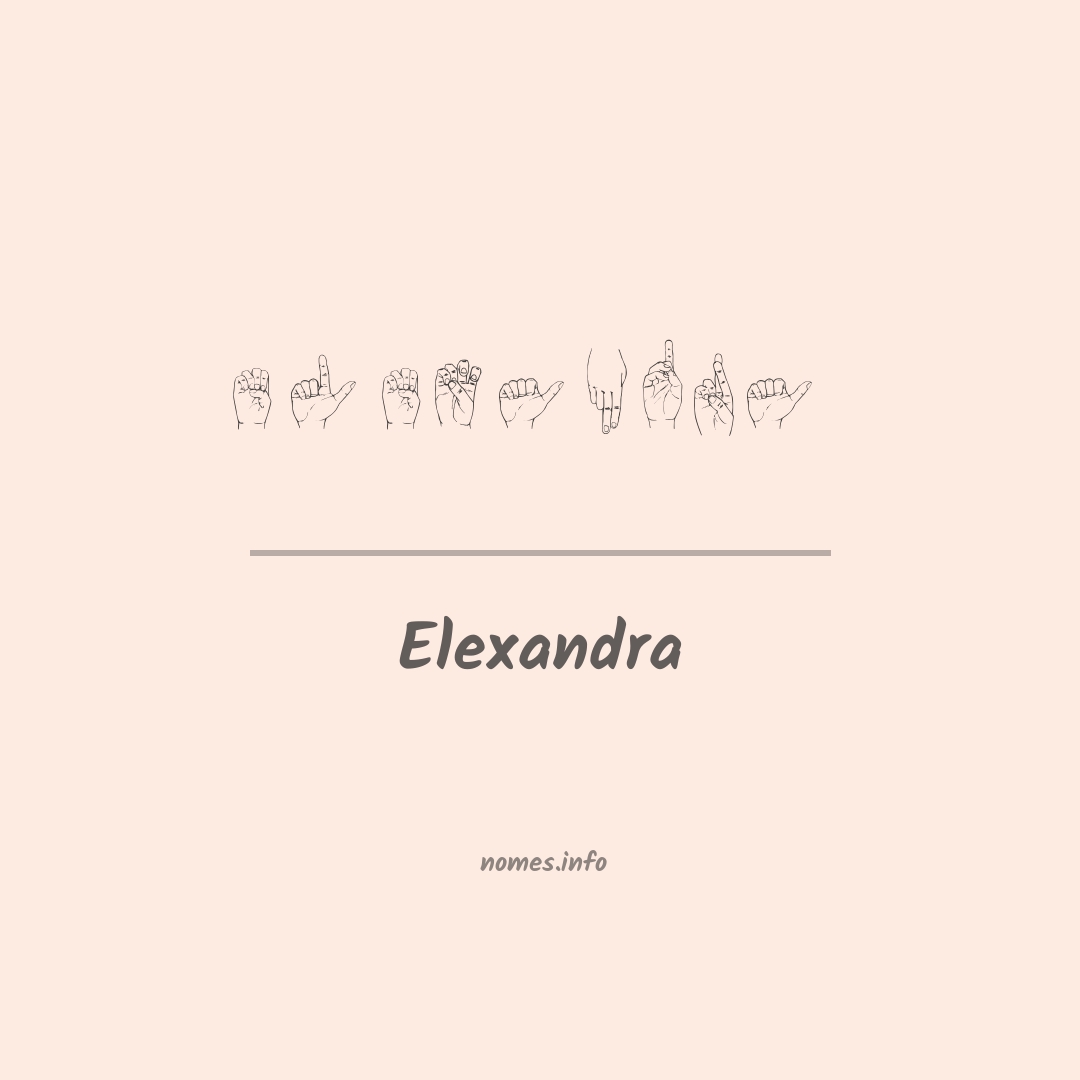 Elexandra em Libras