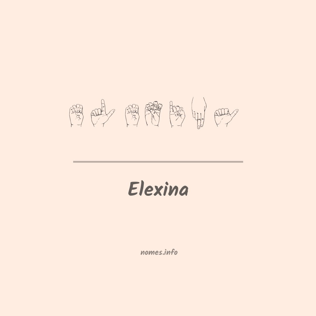 Elexina em Libras