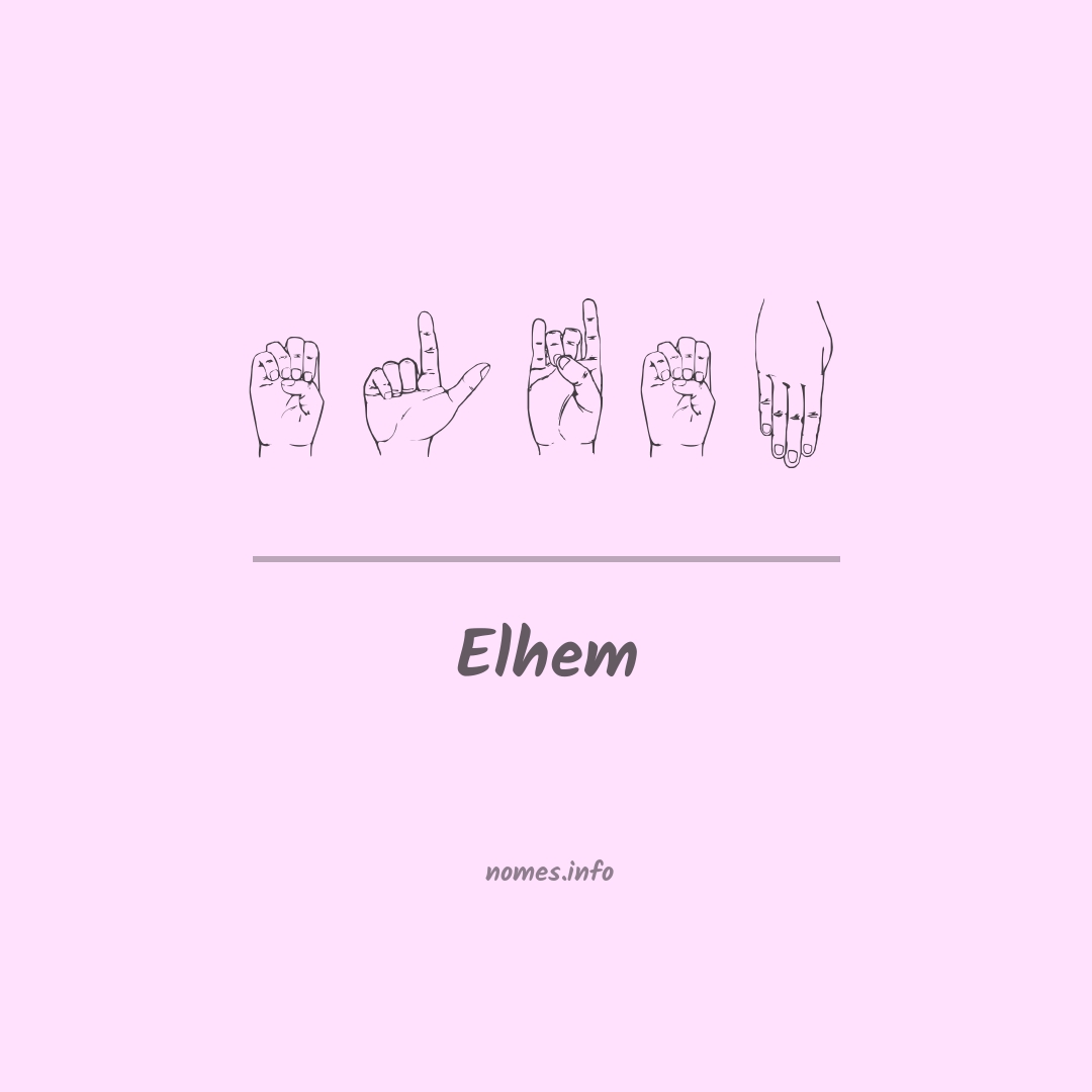 Elhem em Libras