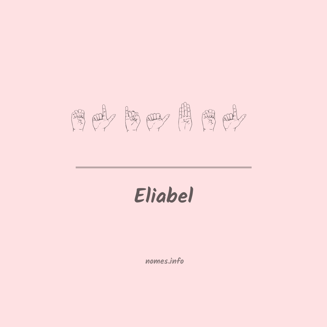 Eliabel em Libras