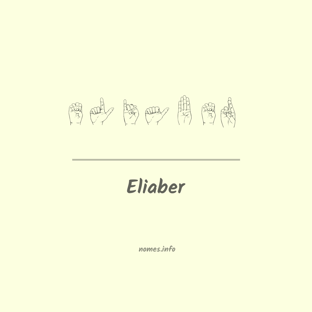 Eliaber em Libras