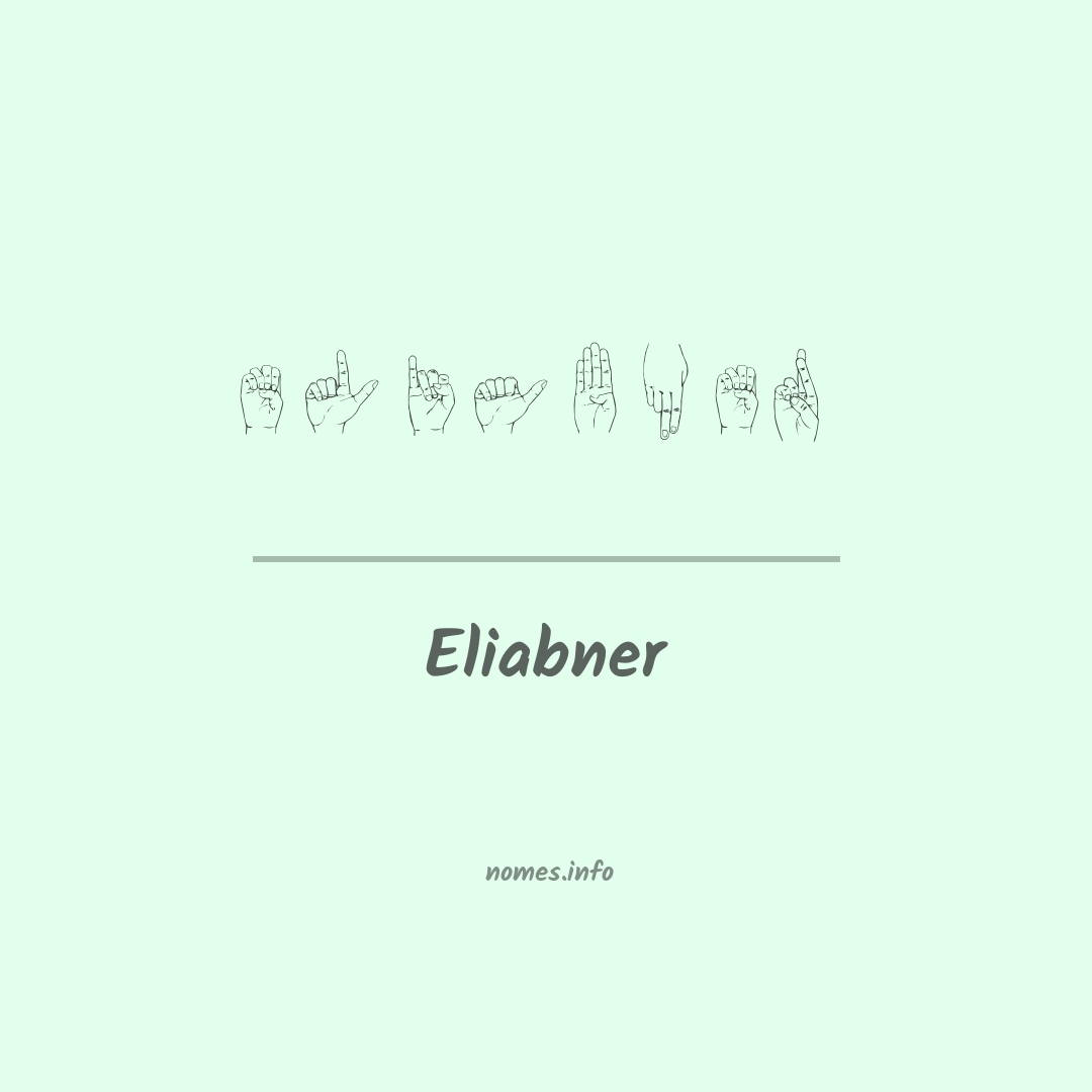 Eliabner em Libras