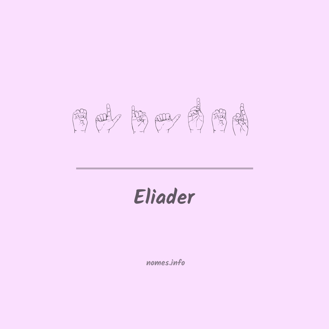 Eliader em Libras