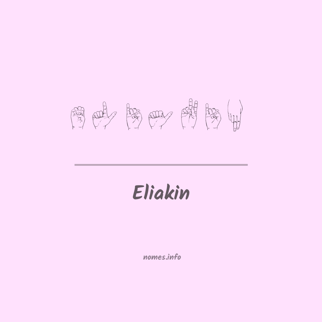 Eliakin em Libras