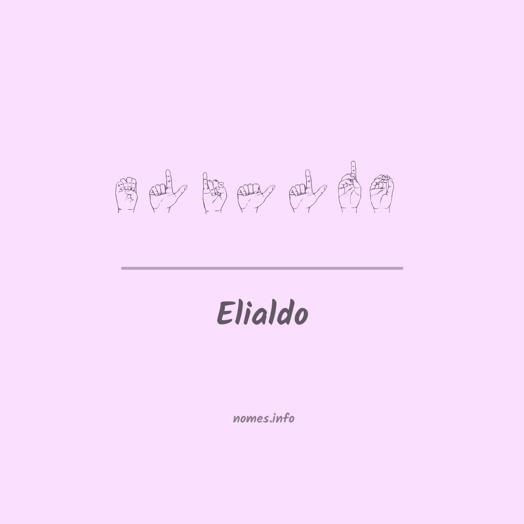 Elialdo em Libras