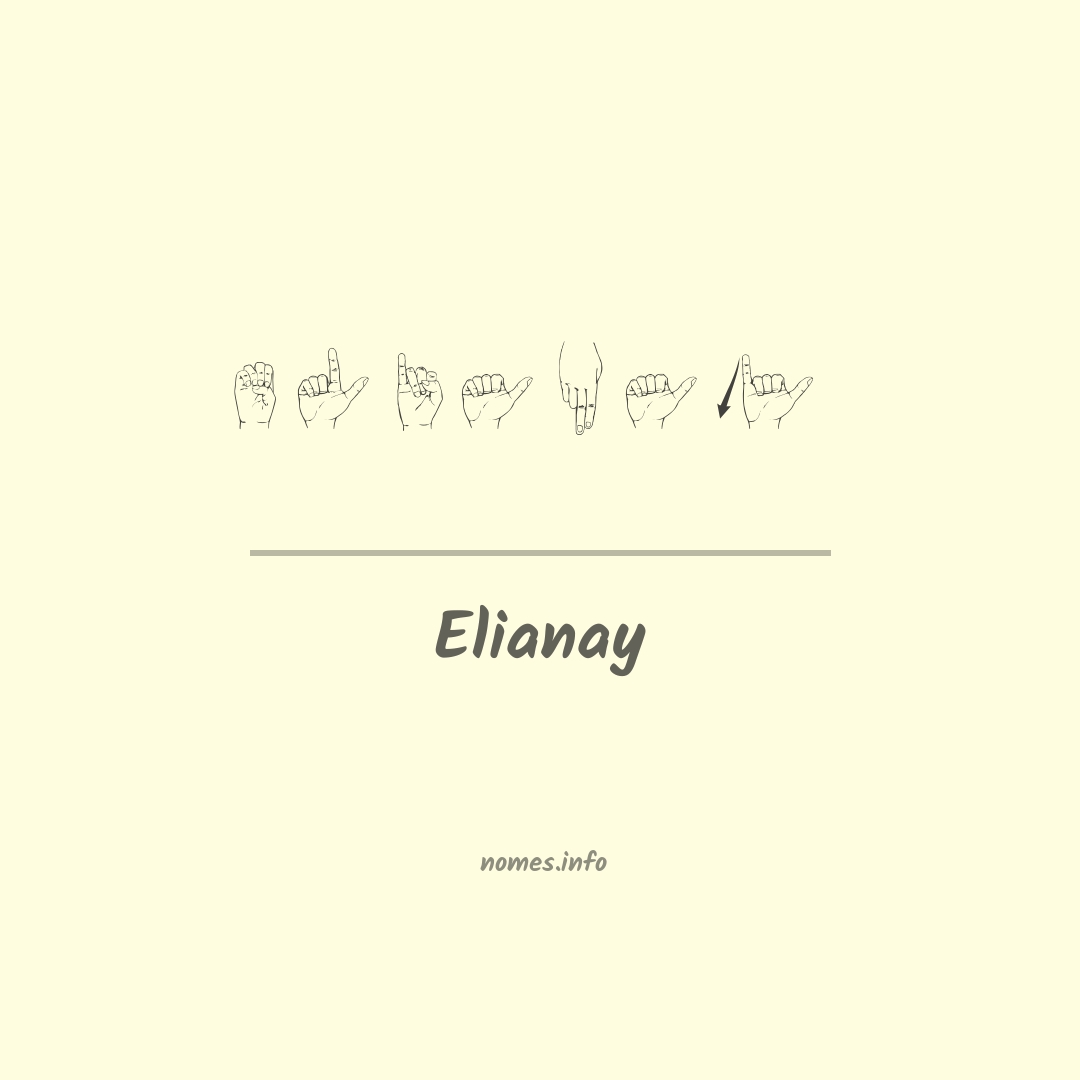 Elianay em Libras