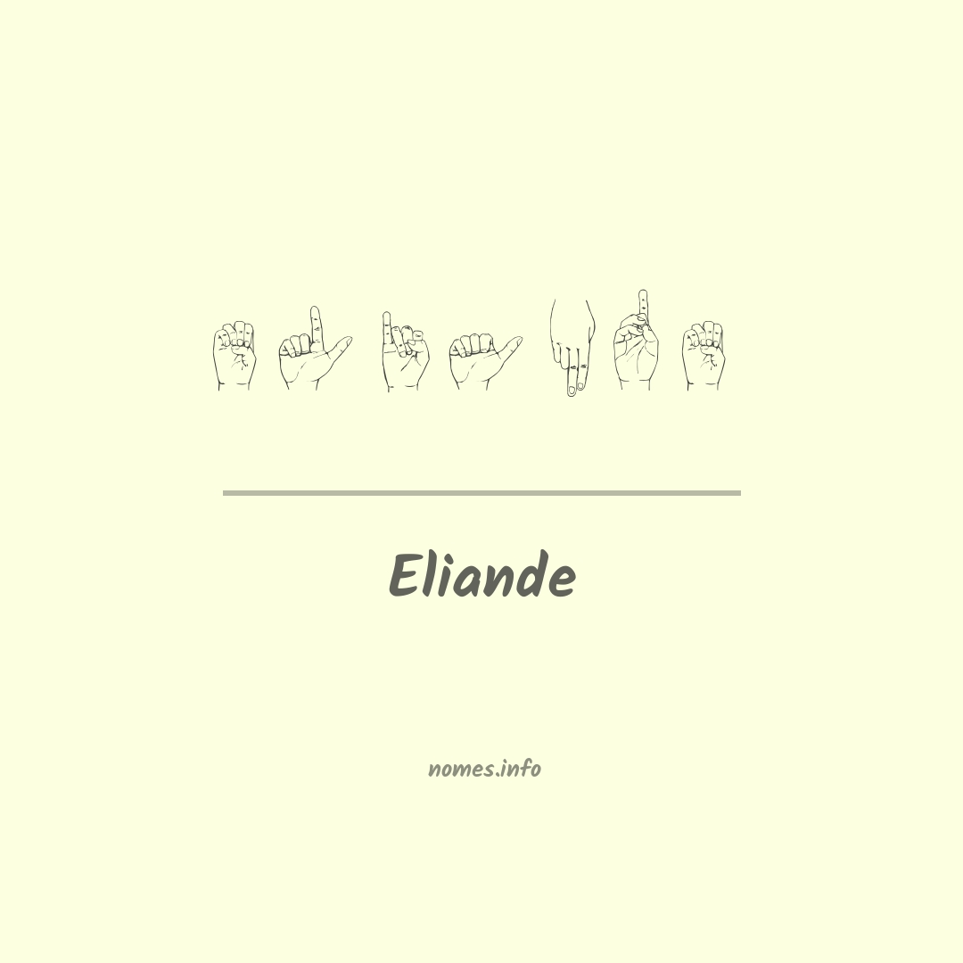 Eliande em Libras
