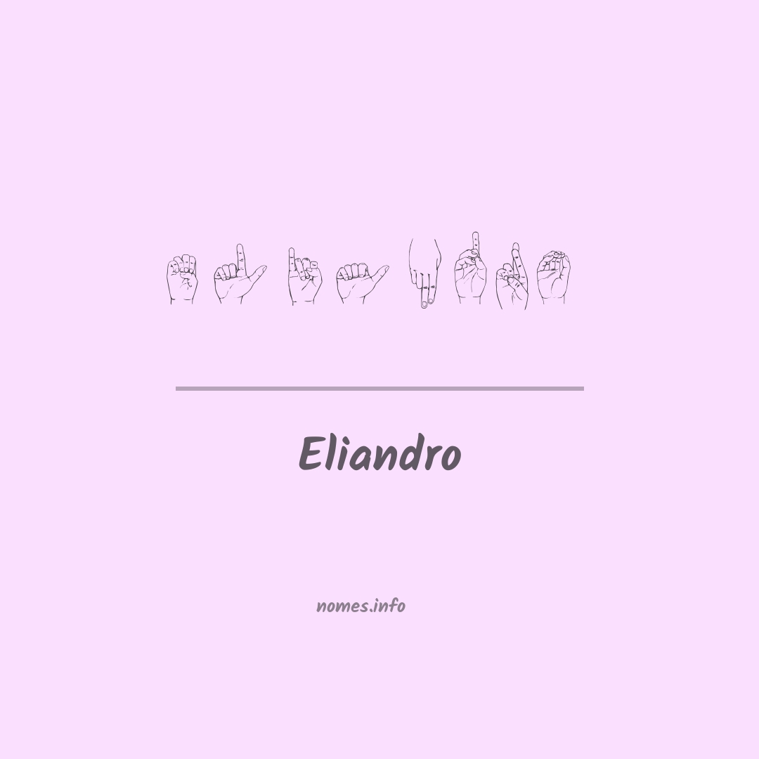 Eliandro em Libras