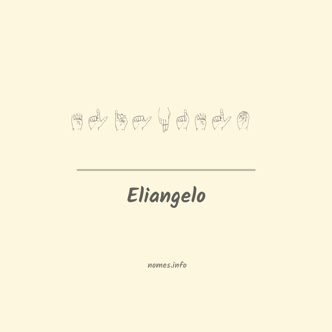 Eliangelo em Libras