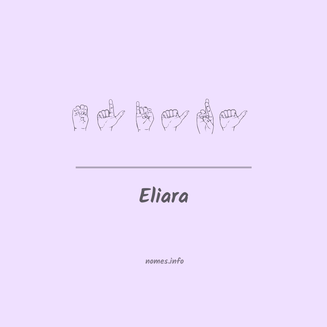 Eliara em Libras