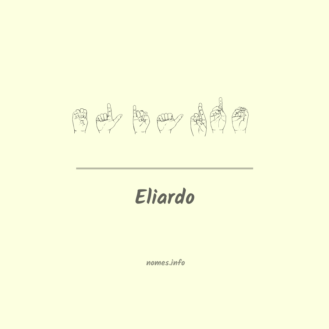 Eliardo em Libras