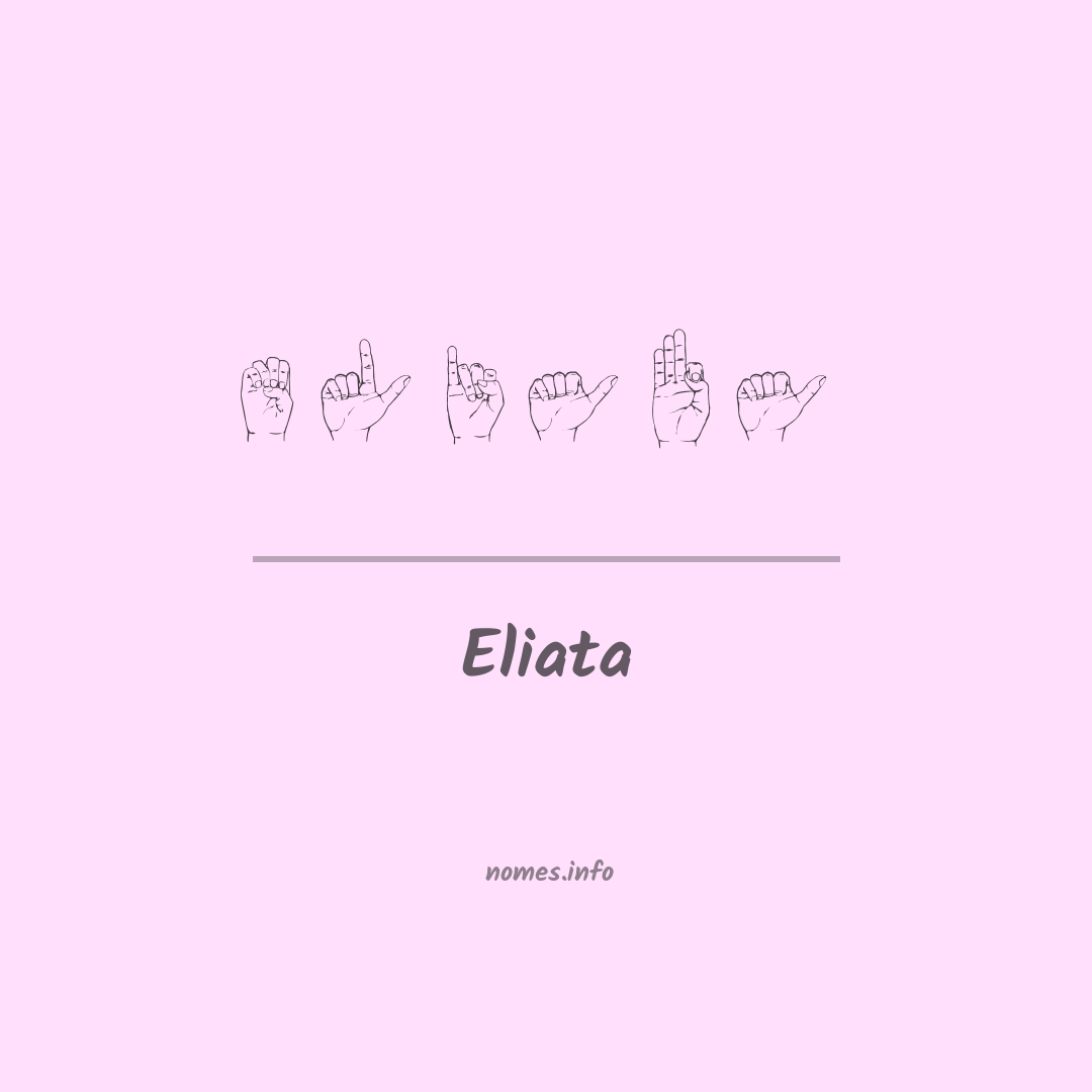 Eliata em Libras