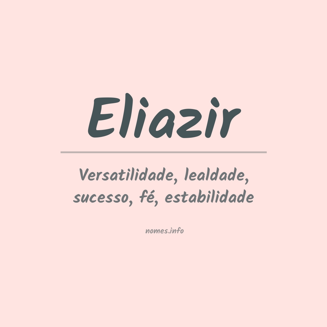 Significado do nome Eliazir