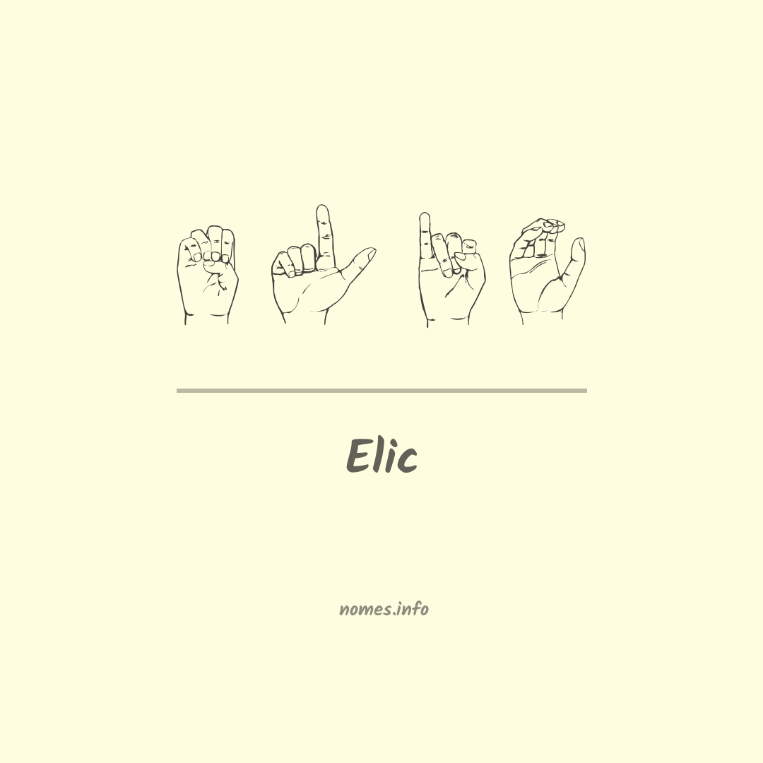 Elic em Libras