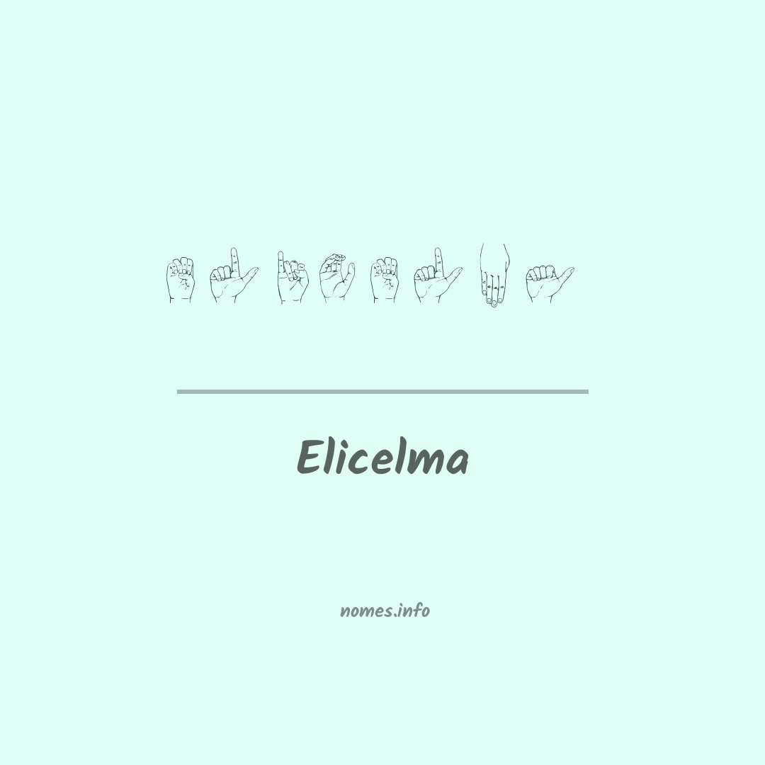 Elicelma em Libras